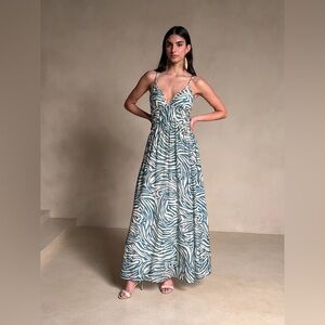 Banana Republic Rosalia Cotton-Silk Maxi Dress